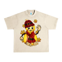 Sandshell Softball Christmas With Hat And Glove Urban Heavy Tee - FaDigitalArtStudio