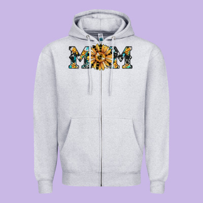 Mom Zipper Hoodie Designed By Jahusdesignshop