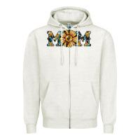 Oatmeal Heather mom Zipper Hoodie - JahusDesignShop