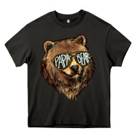 Asphalt Papa Bear Heavy Core Tee - HowdyJamesFarm