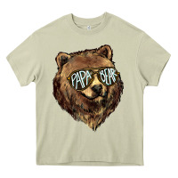 Mossy Papa Bear Heavy Core Tee - HowdyJamesFarm