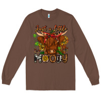 Chestnut Just a Little Moody Long Sleeve Tee - CowhideDigitalArt