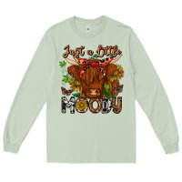 Matcha Just a Little Moody Long Sleeve Tee - CowhideDigitalArt