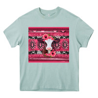 Arona pink gemstone baby calf western valentines day Heavy Core Tee - Jasminsmagicworld
