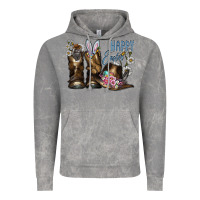 Cloud Rock Happy Easter Vintage Hoodie - CowhideDigitalArt