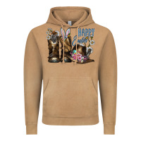 Vintage Camel Happy Easter Vintage Hoodie - CowhideDigitalArt