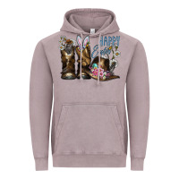Vintage Zinc Happy Easter Vintage Hoodie - CowhideDigitalArt