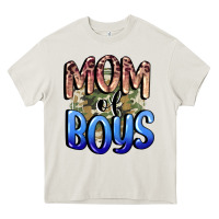 Cream Mom of Boys Mother's Day Heavy Core Tee - CowGirlArtShop