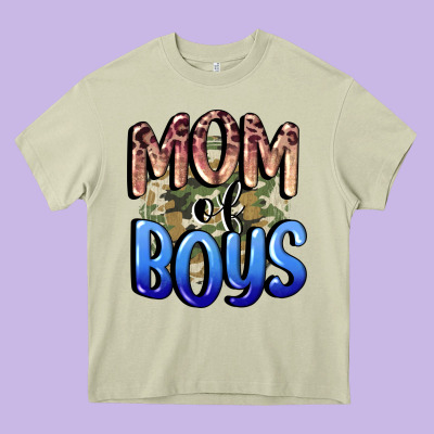 Mom Of Boys Mother's Day Heavy Core Tee Designed By Cowgirlartshop