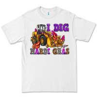White i dig mardi gras olivia Premium Tee - OliviaCreatesArt