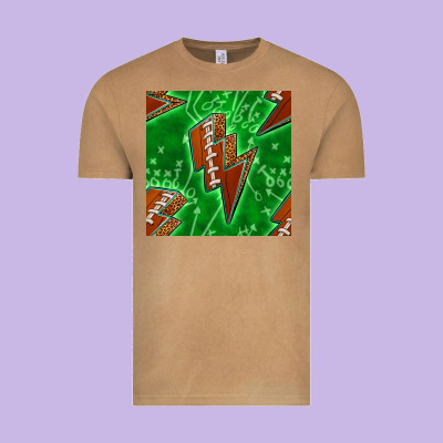American Football Thunder Vintage Tee Designed By Bundleandbundleshop