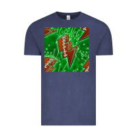 Vintage Denim american football thunder Vintage Tee - BundleAndBundleShop
