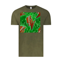 Vintage Olive american football thunder Vintage Tee - BundleAndBundleShop