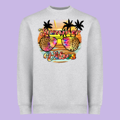 Summer Vibes2 Heavyweight Sweatshirt Designed By Jahusdesignshop