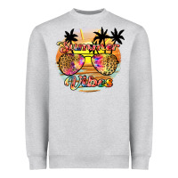 Heather Grey summer vibes2 Heavyweight Sweatshirt - JahusDesignShop