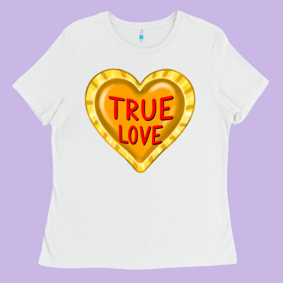 Valentine's Day Hearts Ladies Tee Designed By Fadigitalartstudio