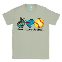Matcha peace love softball Classic Tee - Artiststas