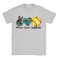 Moon Dust peace love softball Classic Tee - Artiststas