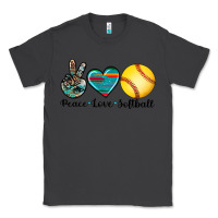 Smoke peace love softball Classic Tee - Artiststas