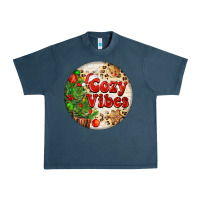Midnight Navy Cozy vibes Urban Heavy Tee - FaDigitalArtStudio