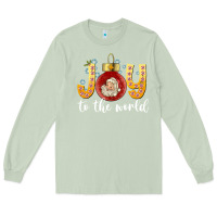 Matcha Joy To The World Long Sleeve Tee - CowhideDigitalArt