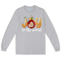 Moon Dust Joy To The World Long Sleeve Tee - CowhideDigitalArt