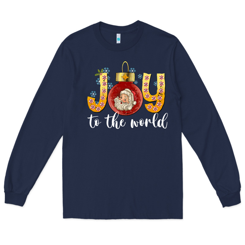 Joy To The World Long Sleeve Tee by CowhideDigitalArt | Teevron