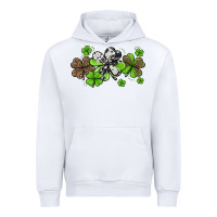 White western cowhide leopard glitter shamrocks Urban Hoodie - Jasminsmagicworld
