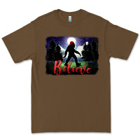 Cacao bigfoot believe christmas Premium Tee - FaDigitalArtStudio