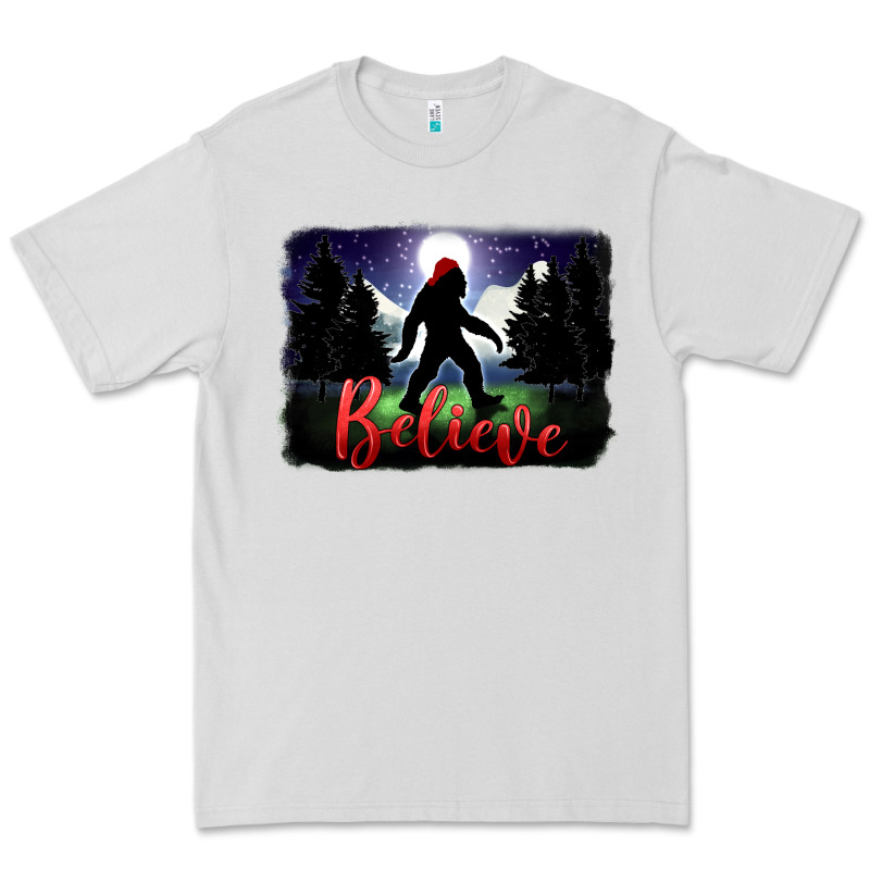 Bigfoot Believe Christmas Premium Tee by FaDigitalArtStudio | Teevron