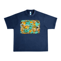 Navy western fall vibes background Urban Heavy Tee - Jasminsmagicworld