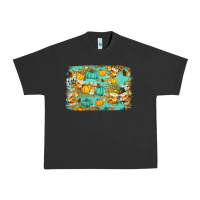 Western Fall Vibes Background Urban Heavy Tee | Teevron