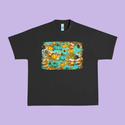 Western Fall Vibes Background Urban Heavy Tee Designed By Jasminsmagicworld
