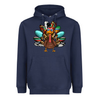 Navy thanksgiving turkey Heavyweight Hoodie - RanaPortraitStore