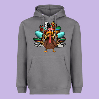 Thanksgiving Turkey Heavyweight Hoodie Designed By Ranaportraitstore