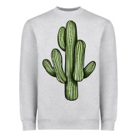 Heather Grey cactus Heavyweight Sweatshirt - JahusDesignShop