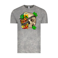 Cloud Rock skull crawfish season Vintage Tee - FaDigitalArtStudio