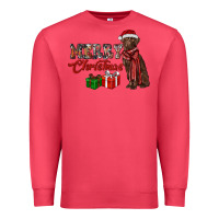 Cardinal merry christmas labrador retriever Premium Sweatshirt - RanaPortraitStore