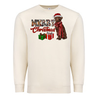 Sandshell merry christmas labrador retriever Premium Sweatshirt - RanaPortraitStore