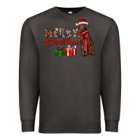 Smoke merry christmas labrador retriever Premium Sweatshirt - RanaPortraitStore