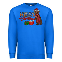 True Royal merry christmas labrador retriever Premium Sweatshirt - RanaPortraitStore