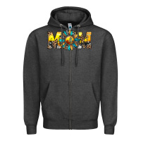 Charcoal Heather mom Zipper Hoodie - JahusDesignShop