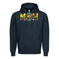 Navy mom Zipper Hoodie - JahusDesignShop