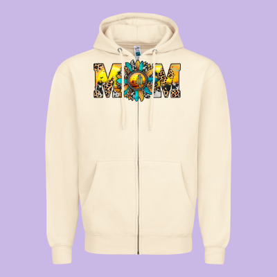Mom Zipper Hoodie Designed By Jahusdesignshop