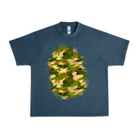 Midnight Navy camouflage patch 4 Urban Heavy Tee - BundleAndBundleShop