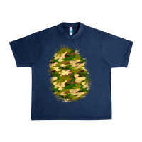 Navy camouflage patch 4 Urban Heavy Tee - BundleAndBundleShop