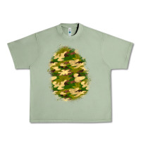 Oil Green camouflage patch 4 Urban Heavy Tee - BundleAndBundleShop