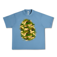 Pebble Blue camouflage patch 4 Urban Heavy Tee - BundleAndBundleShop