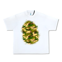White camouflage patch 4 Urban Heavy Tee - BundleAndBundleShop