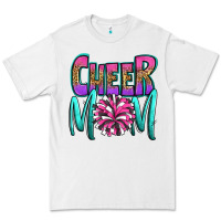 White cheer mom Premium Tee - OliviaCreatesArt